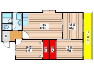 リラハイツ平針の物件間取画像